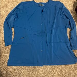 WonderWink HP Royal Blue Scrub Jacket